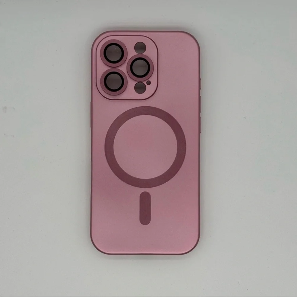 iPhone 16 Pro Pink MagSafe Compatible Phone Case